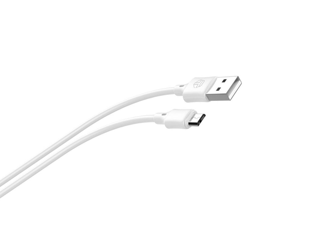 Techancy Cabo De Carregamento 3m Usb-Micro Branco TB1708, Carregamento Rápido De 2,4 A, Carregamento De Longo Alcance 3m-1