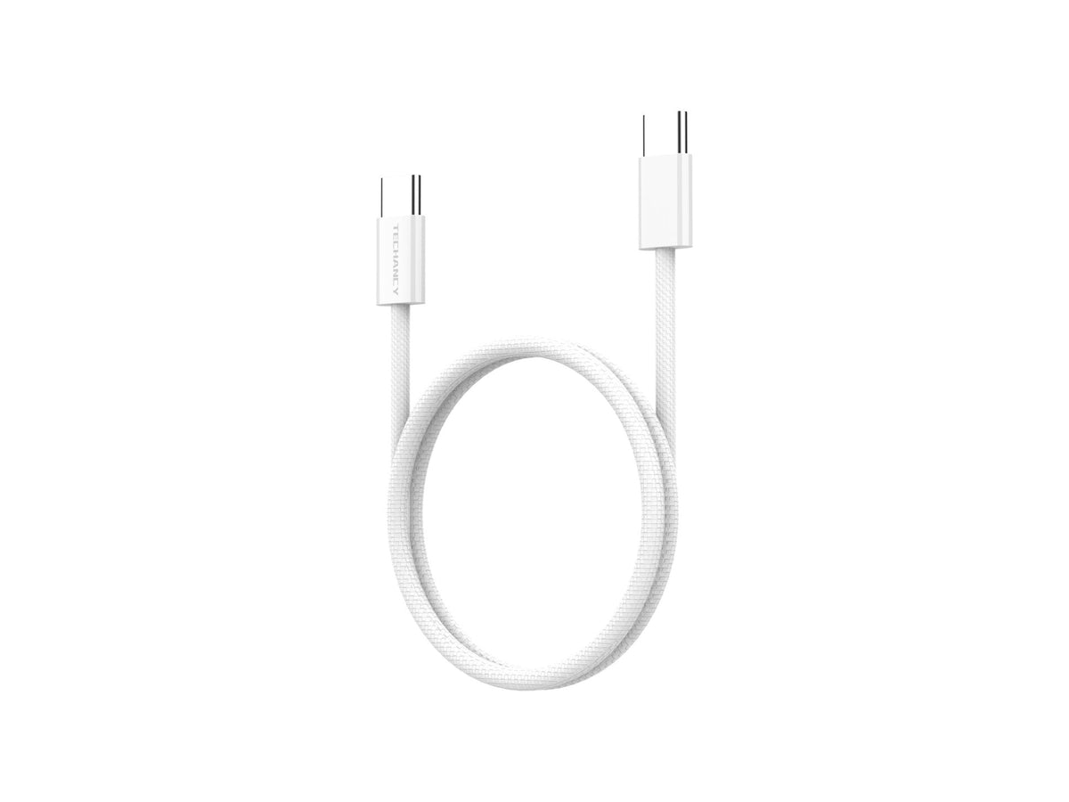 Techancy Cabo De Dados De Carregamento Rápido De 60 W Usb C Para Usb C TB1795, 1 M De Comprimento, Cabo Entrançado-2