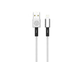 Techancy Cabo De Dados Usb-Lightning Branco TB1717, Carregamento Rápido De 2,4 A, Liga De Alumínio + Entrançado 1,2 M-0
