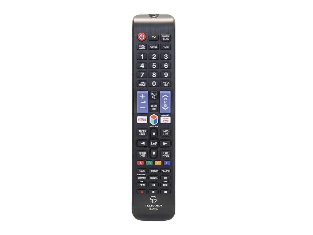 Techancy Controlo Remoto Do Televisor  TU2407, Alcance Sem Fios De 8m, Compatível Com Televisores Samsung, Ligação Auto-Adaptável-0