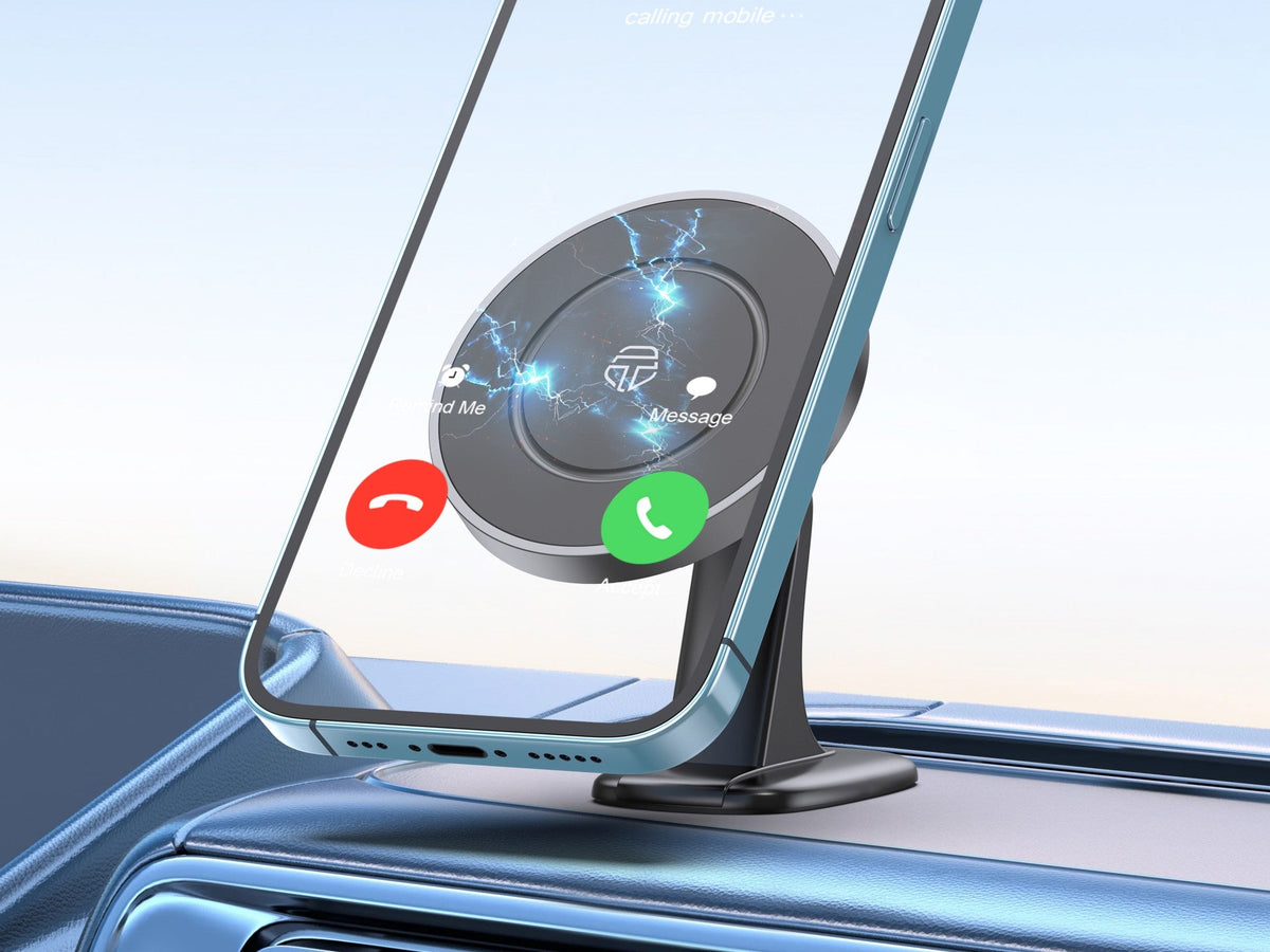 Techancy Suporte Magnético Para Telemóvel Preto Ti2326, Compatível Com Magsafe, Rotação De 360°, Fixação Magnética Forte-2