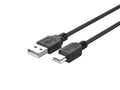 Techancy Cabo De Dados Usb Am Para Mini 5pin 1.5m Preto TB1777, Compatível Com Disco Rígido, Gravador De Automóvel, Utilização De Câmara-0