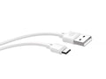 Techancy Cabo De Dados Usb-Micro Branco TB1707, 2 M De Comprimento, 2,4 A De Carregamento, Compatível Com Microdispositivos-0