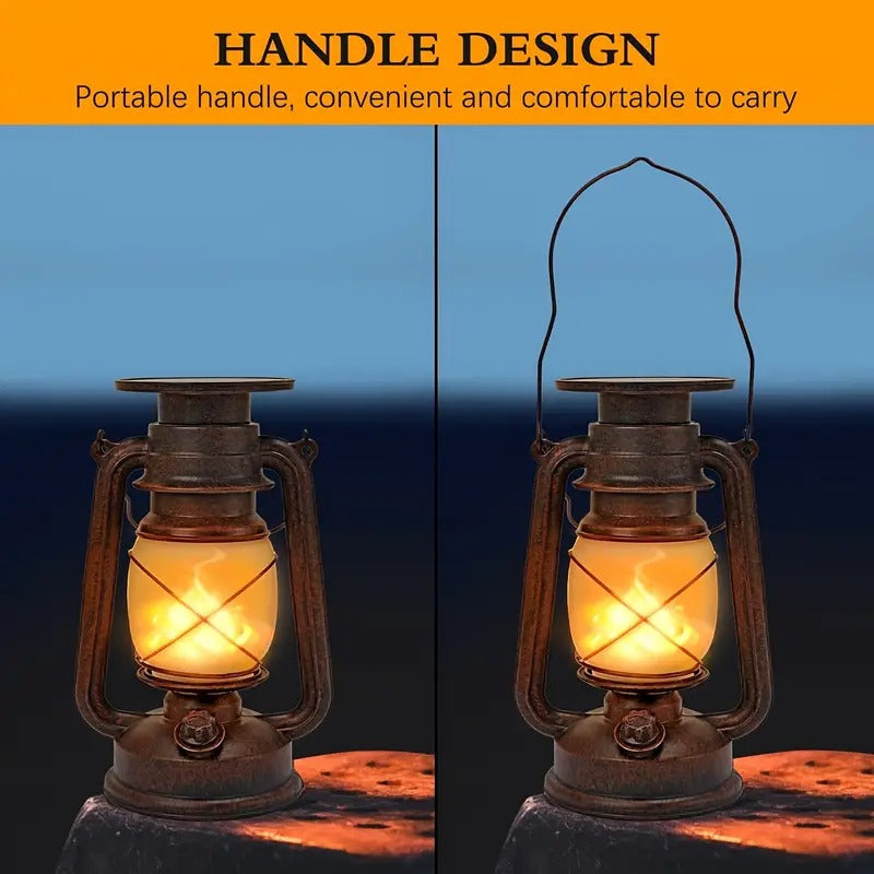Solar Vintage Horse Lantern (2PCS)-2