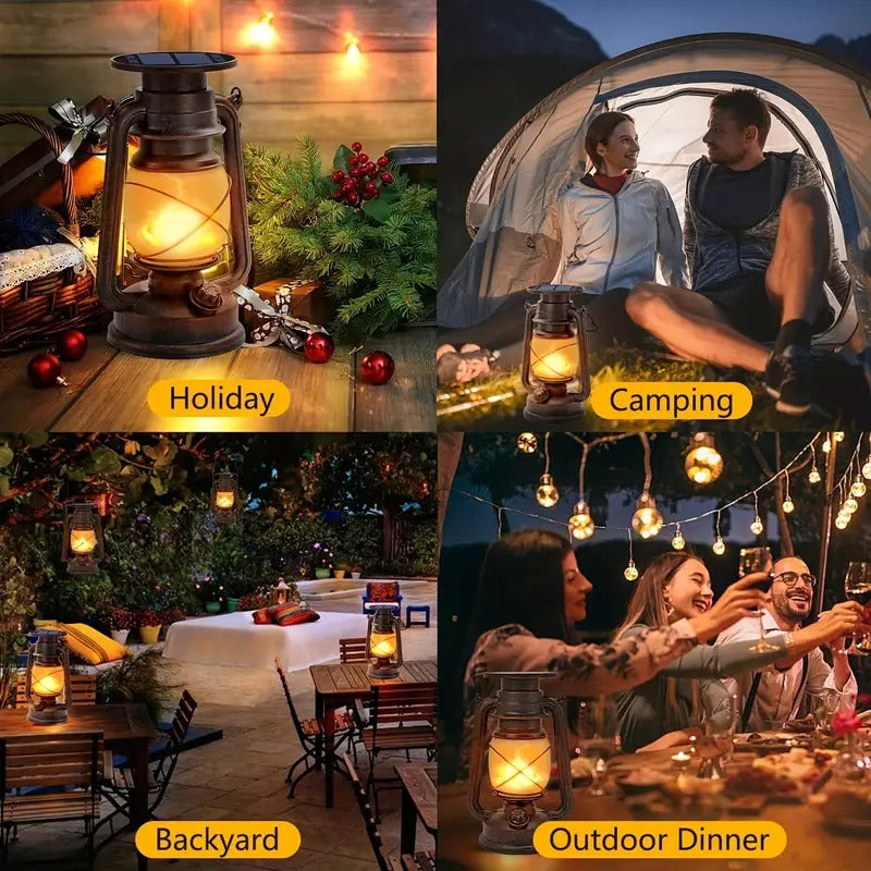 Solar Vintage Horse Lantern (2PCS)-3