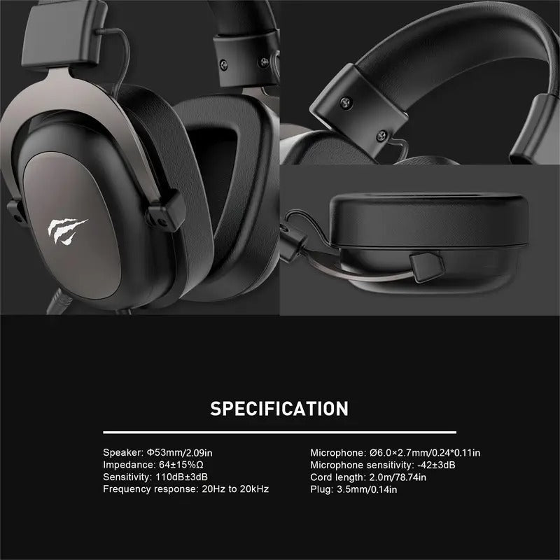 NNETM Wired Gaming Headset and Surround Sound with Mic-1