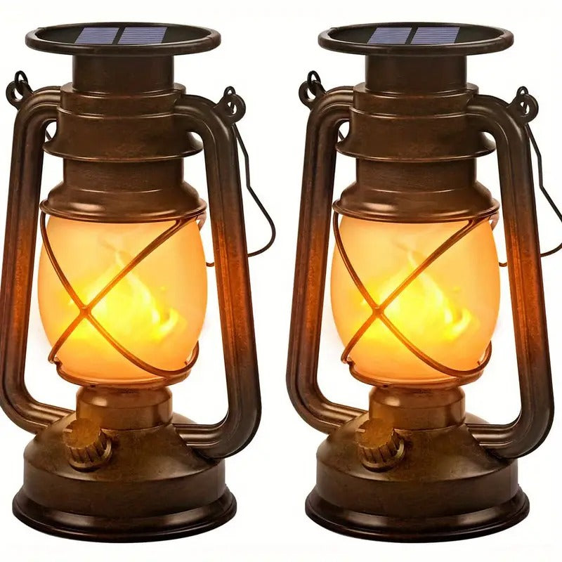 Solar Vintage Horse Lantern (2PCS)-0