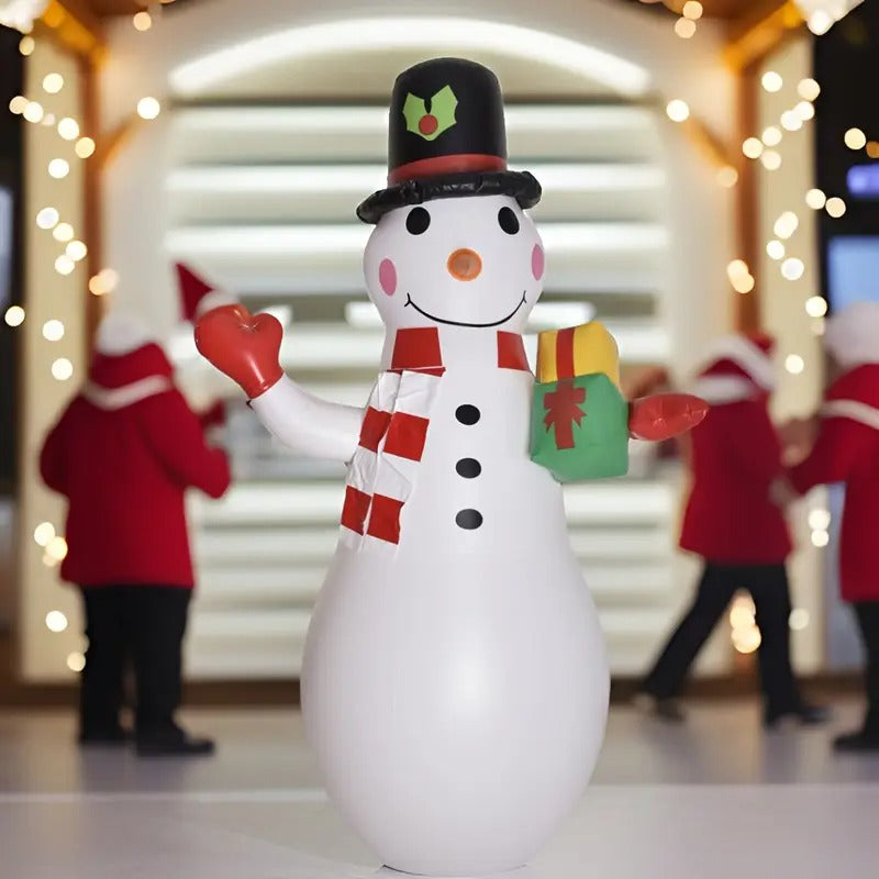 Inflatable Christmas Snowman Yard Decoration-2