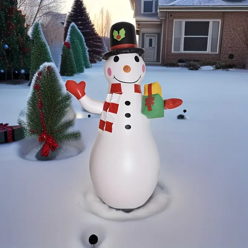 Inflatable Christmas Snowman Yard Decoration-3