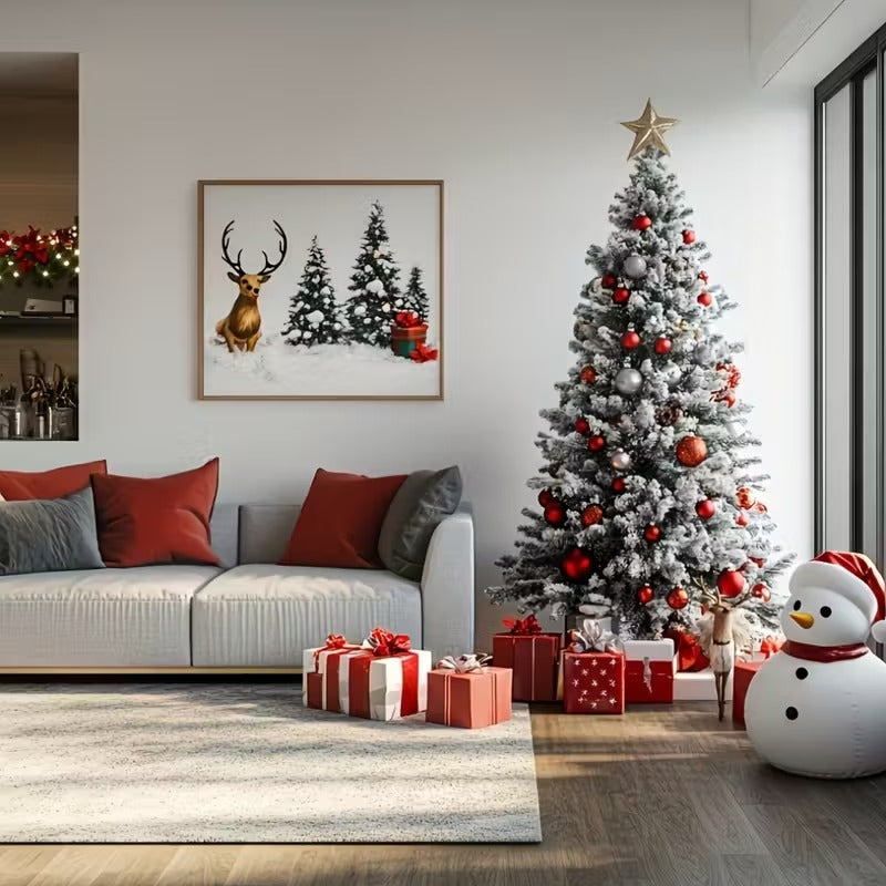 Foldable Artificial Cedar Christmas Tree-2