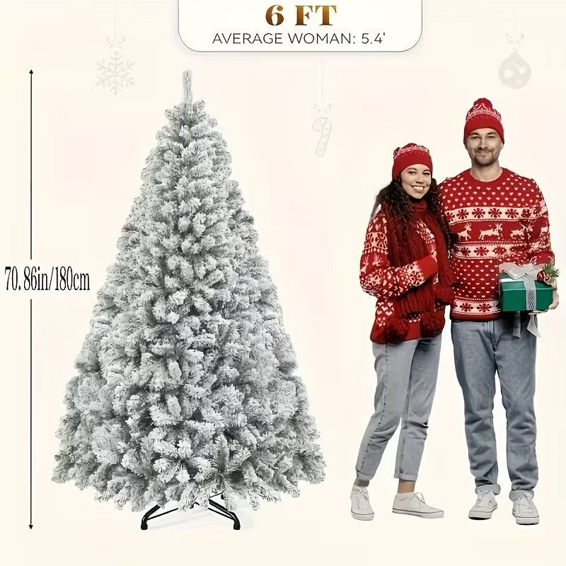 Foldable Artificial Cedar Christmas Tree-3