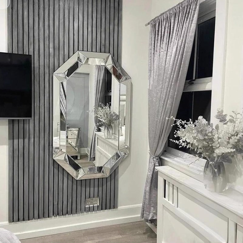 Arched Decorative Full-Length Standing Mirror Glass-2