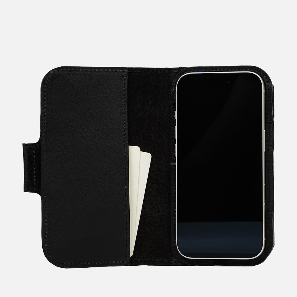 Classic 5.0 Leather Folio Wallet Case for iPhone 18 Series with MagSafe-0