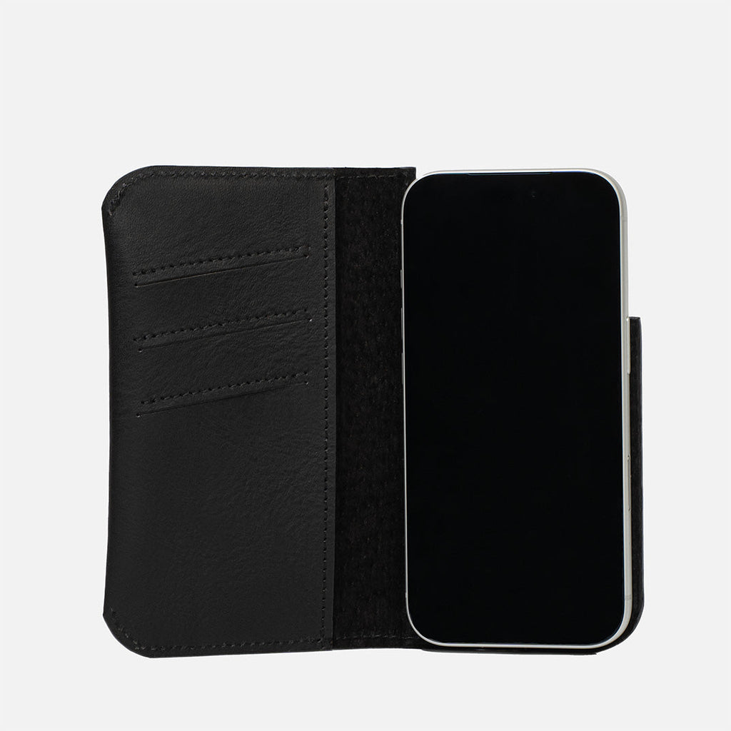 The Minimalist 1.0 Leather Folio Case for iPhone 18 Series with MagSafe-1