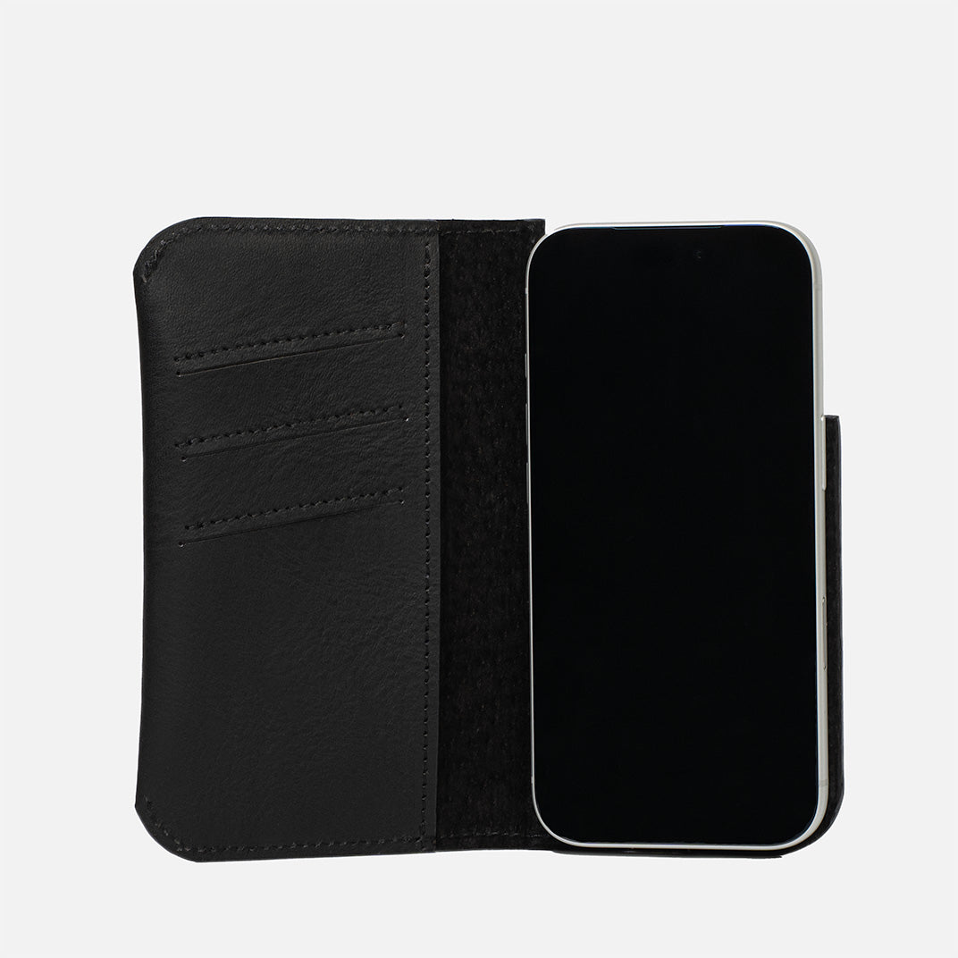 The Minimalist 1.0 Leather Folio Case for iPhone 18 Series with MagSafe-1