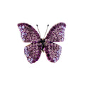 King Butterfly Purple Brooch-0
