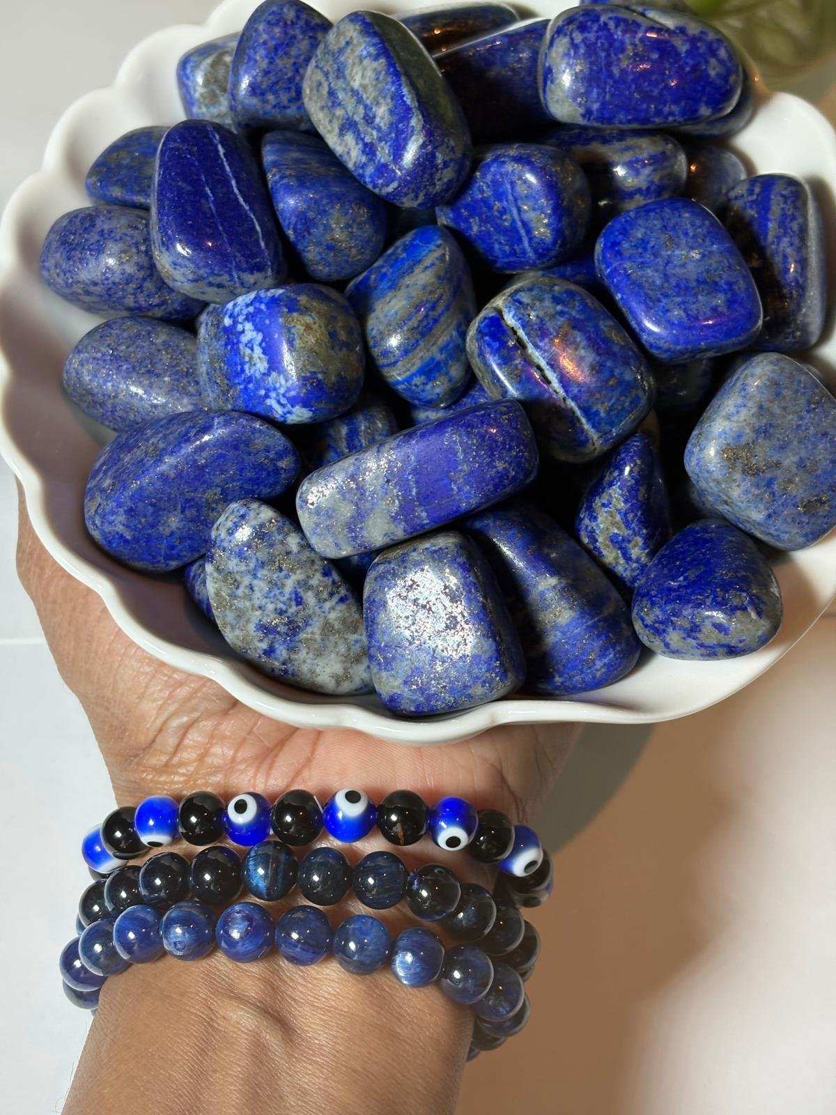 Lapis Lazuli Tumbled Stones (1 kg pack)-1