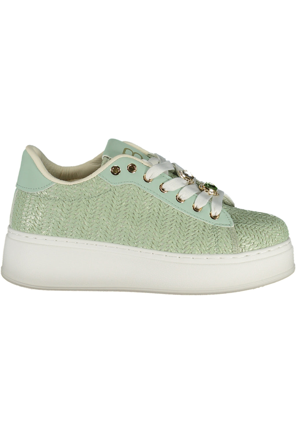 LAURA BIAGIOTTI WOMEN'S GREEN SPORTS SHOES-0