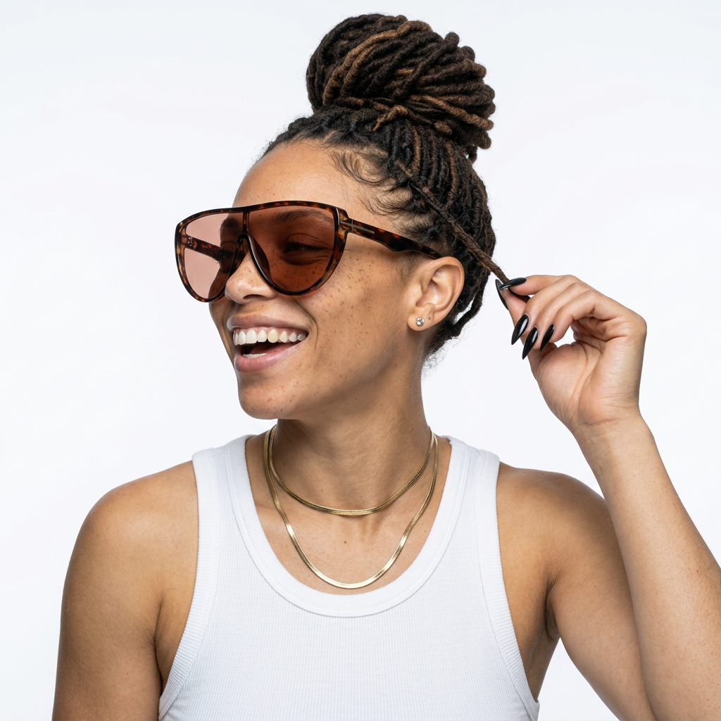 Fearless Gradient Oversized Sunglasses-0