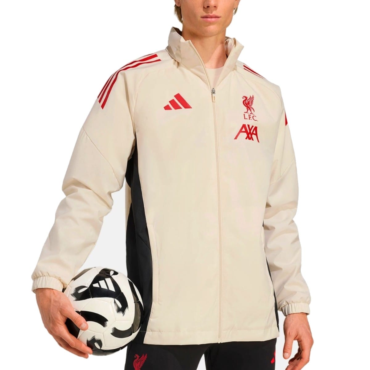 Liverpool FC soccer training rain jacket 2025/26 - Adidas-3