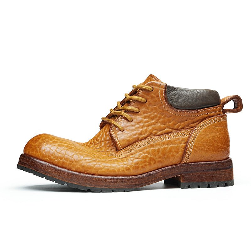 Luxurious Goodyear Welted Elite Men's Leather Boots-5