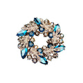 Luxury Garland Blue Brooch-0