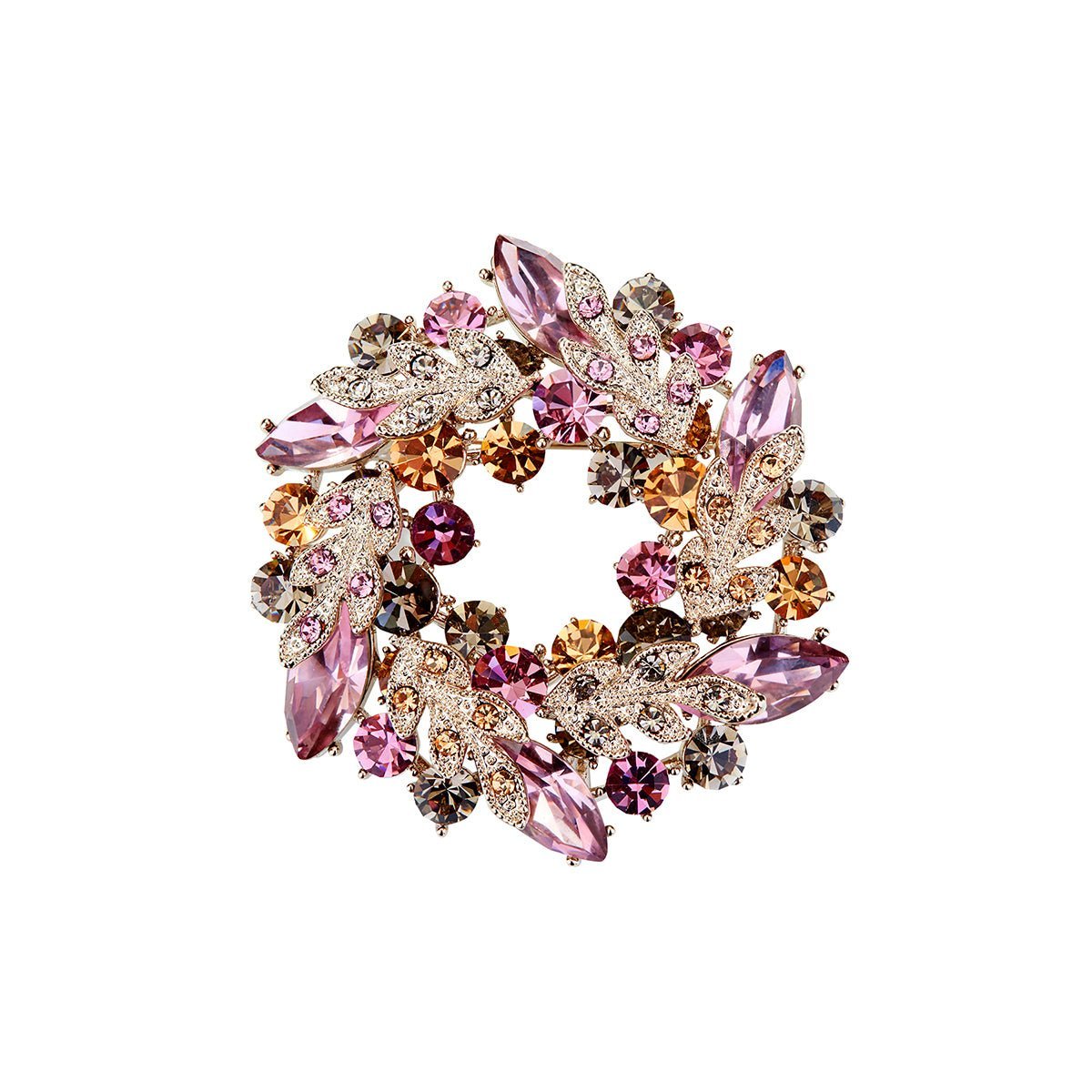 Luxury Garland Purple Brooch-0