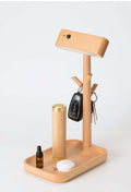 Magnetic Solid Wood Rechargeable Induction Light-0
