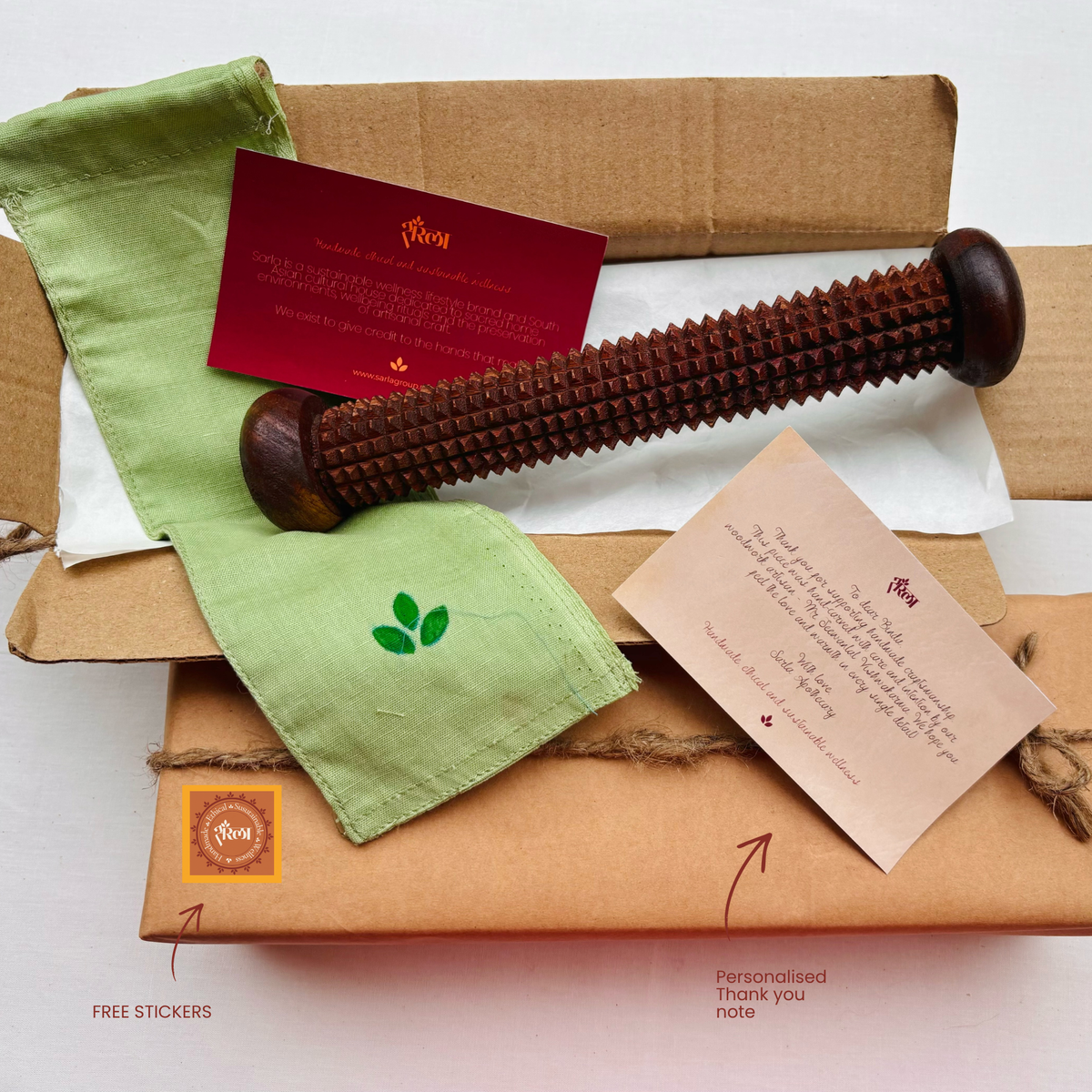 Handmade wooden recovery roller-7