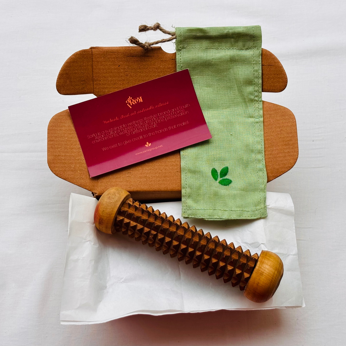 Wooden muscle recovery roller-6