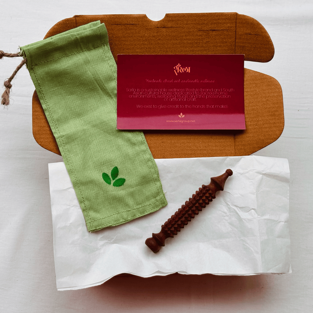 Wooden Facial Acupressure Tool wooden face massage stick-6