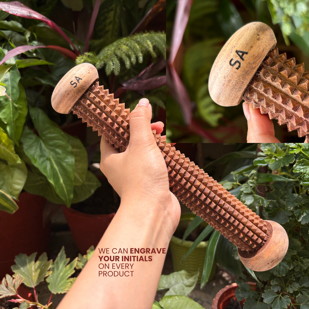 Handmade wooden recovery roller-4