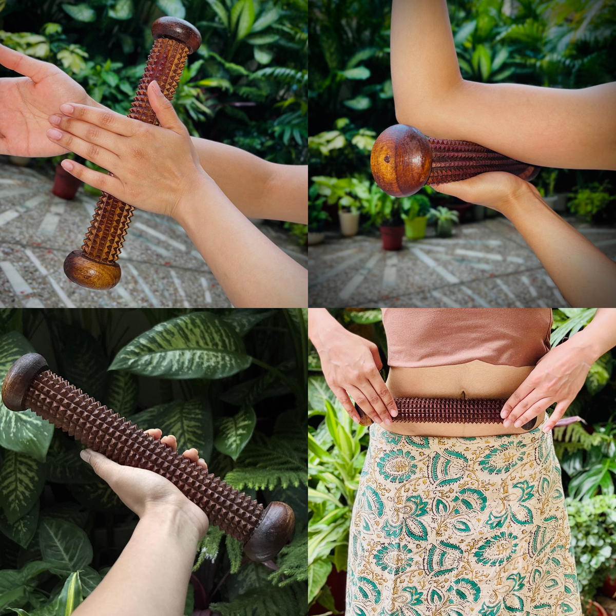 Handmade wooden recovery roller-3