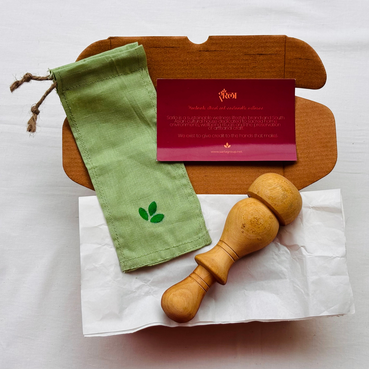 Handmade Wooden Recovery Roller – Deep Tissue & Muscle Massage Tool-6