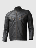 Classic Black Leather Jacket