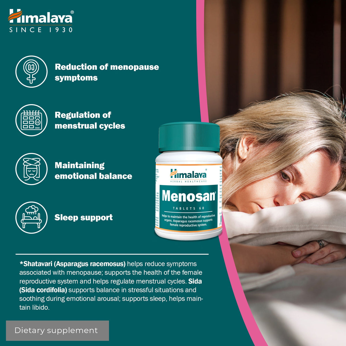 Himalaya Menosan - 60 Tablets-1