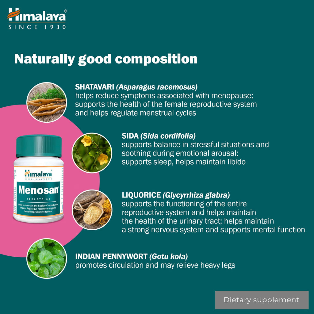 Himalaya Menosan - 60 Tablets-4