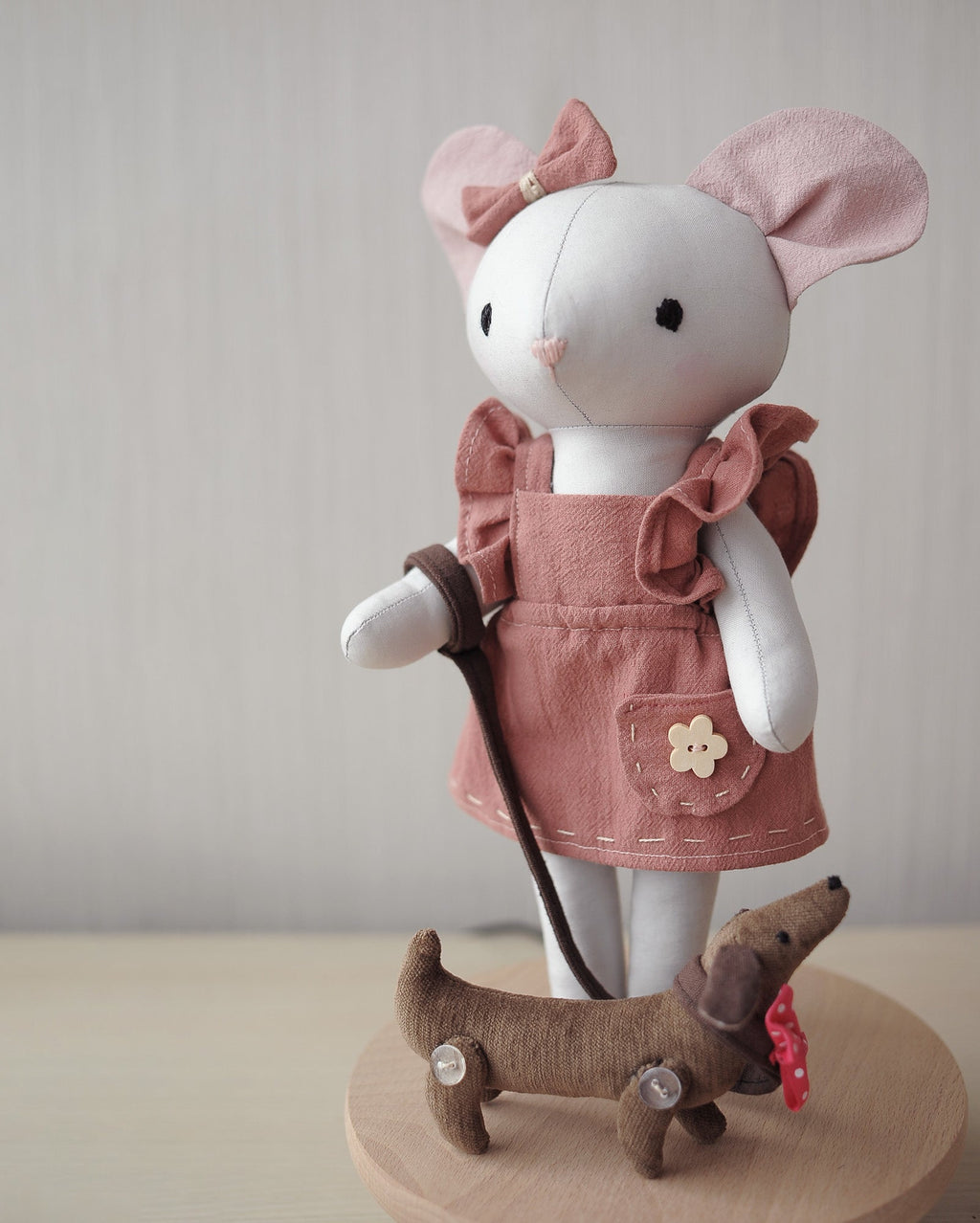 Cute mouse with little dog-4