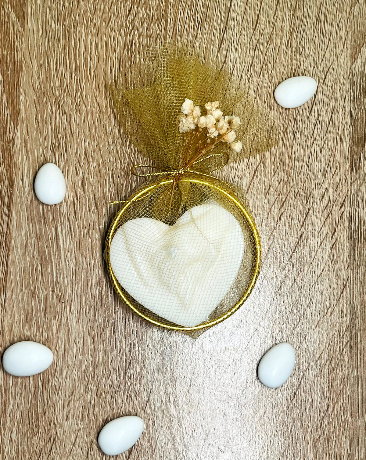 Μπομπονιέρα - Καρδιά Love Κρίκος-0