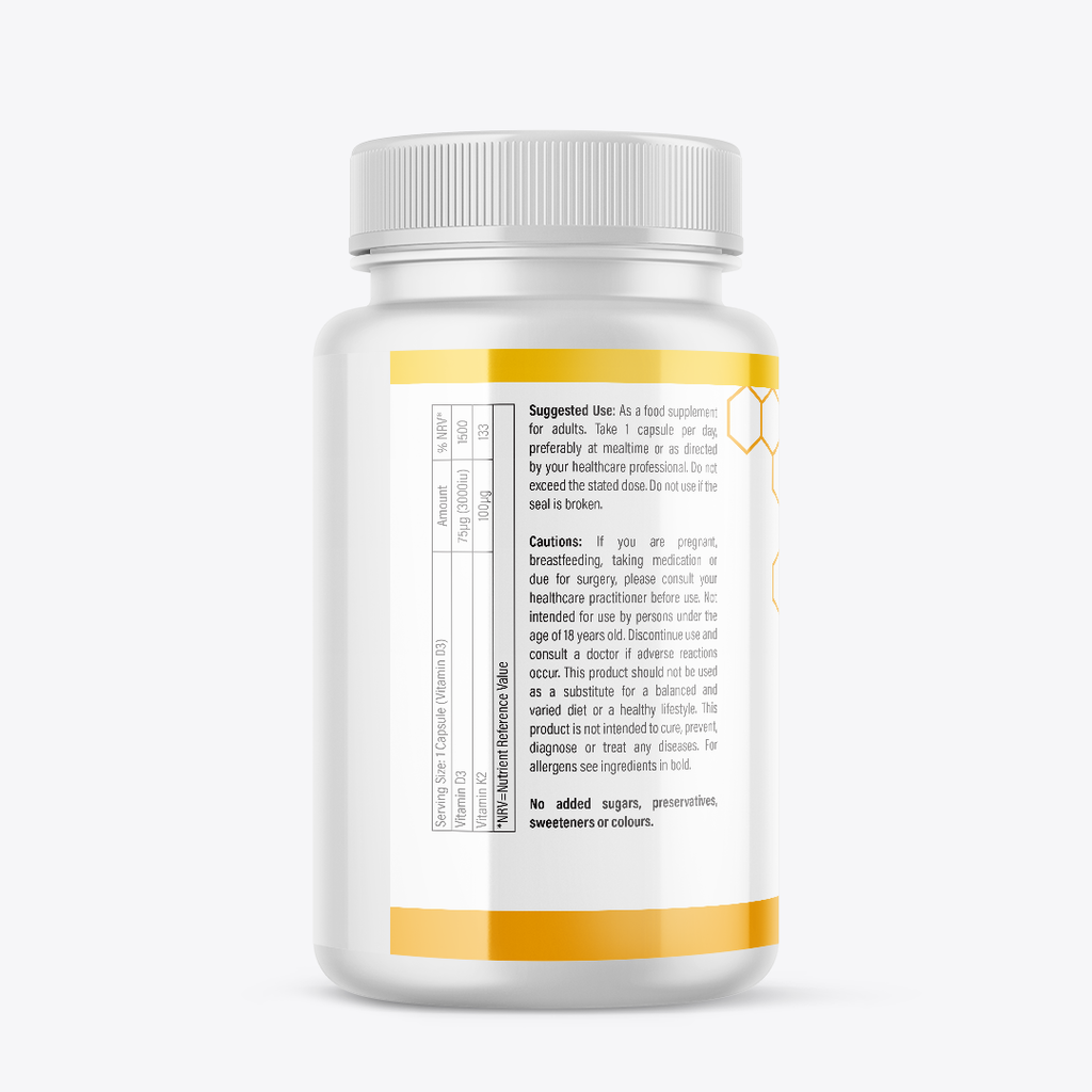 Vitamin D3 3000 IU + K2 MK-7 Supplement-4