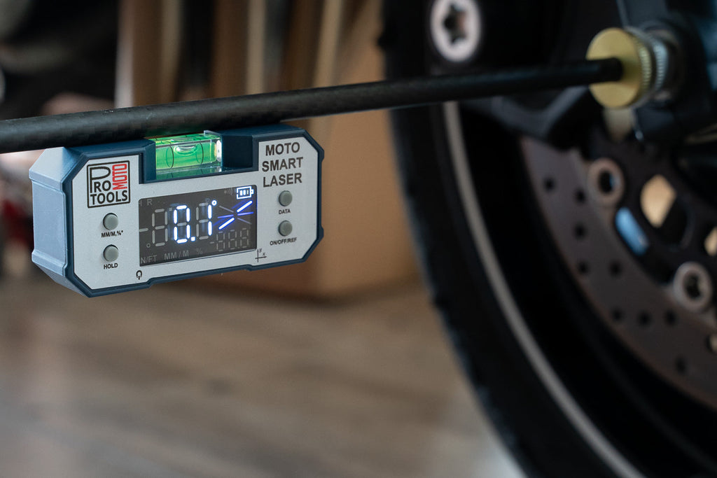 MotoSmartLaser: simple motorcycle frame measurement tool. Great value/price-1
