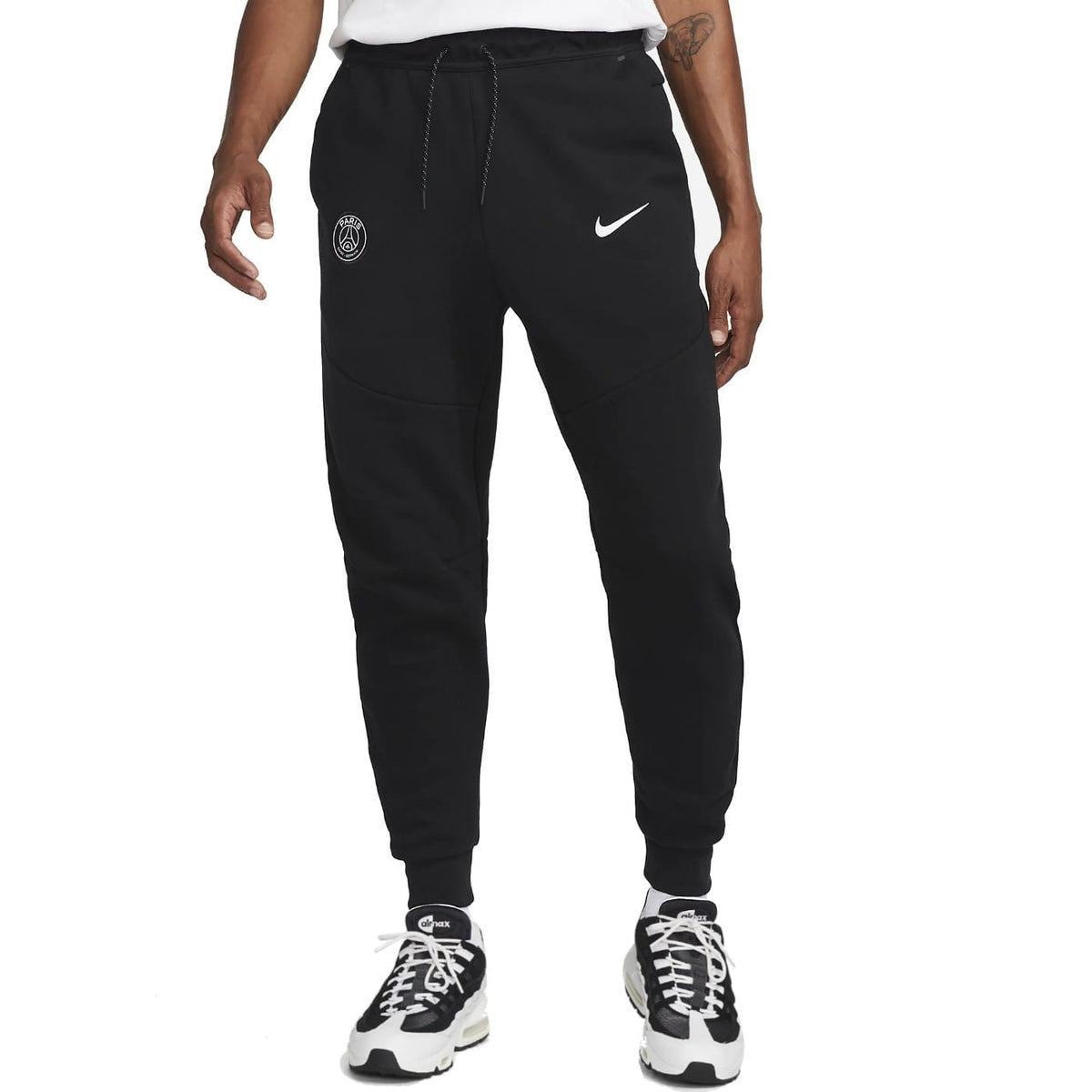PSG Tech Fleece green/black presentation Soccer tracksuit 2022/23 - Nike-2