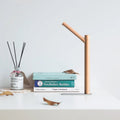 Nordic Solid Wood Eye Protecting Lamp with Magnetic Base-0