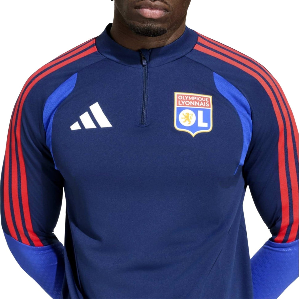 Olympique Lyon training technical soccer tracksuit 2026/27 - Adidas