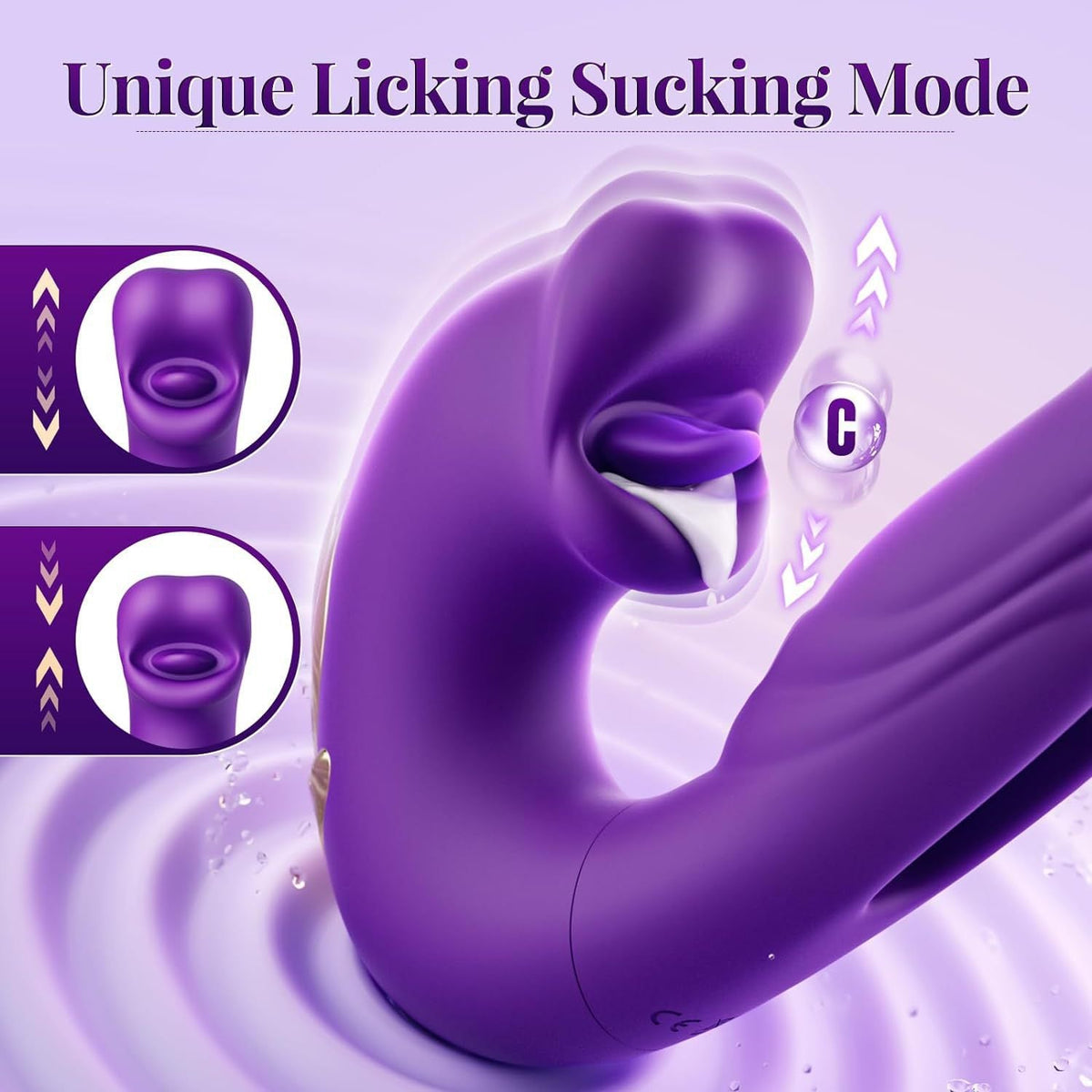 Oronova XDragon Clit Licking & G-Spot Tapping Vibrator