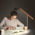 Perch Solid Wood Eye Protecting Table Lamp-0