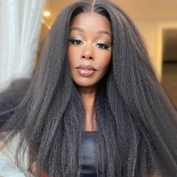 Perruque avec lace closure  Kinky straight - REGIANE-2