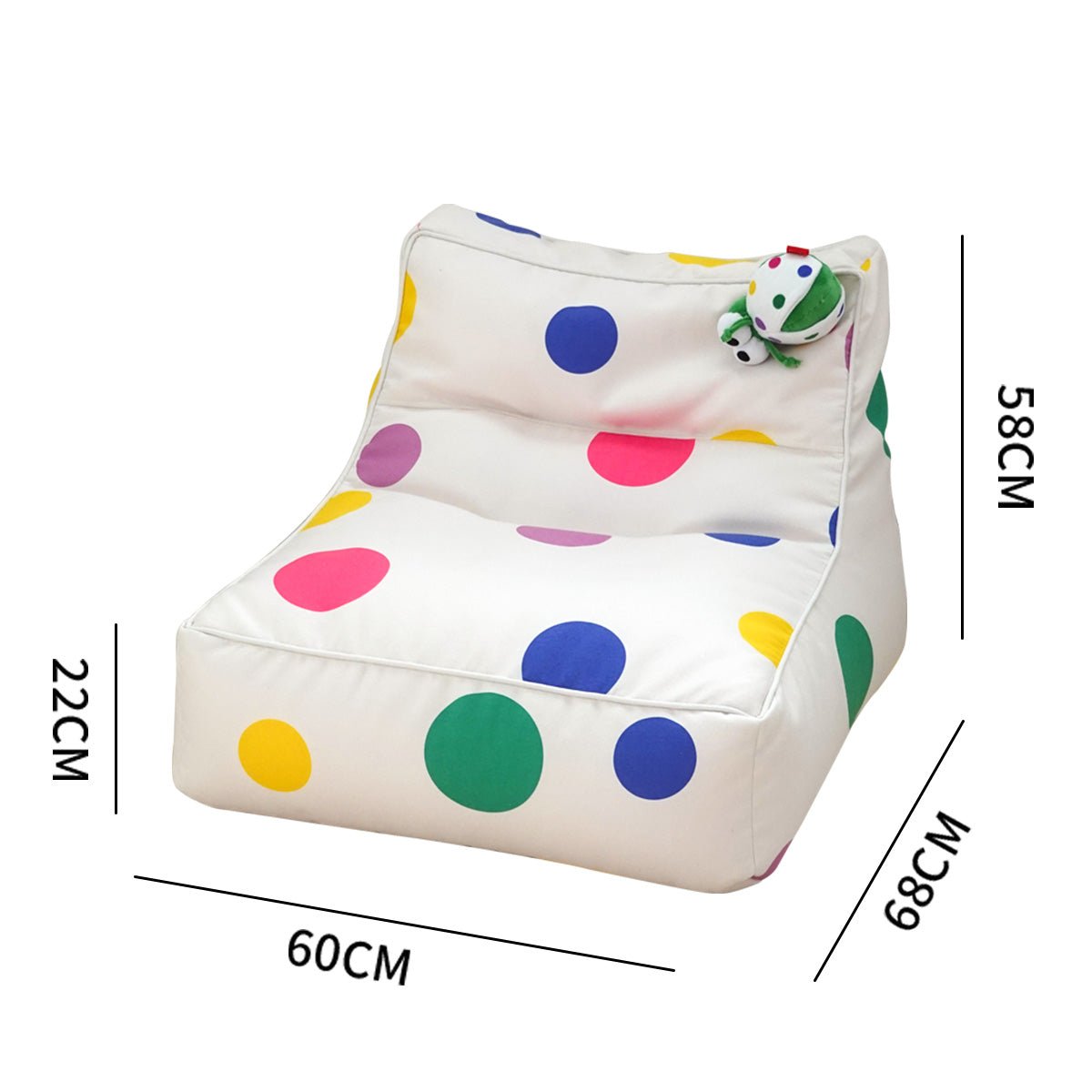 Polka Dot Lady Bug Bean Bag Chair