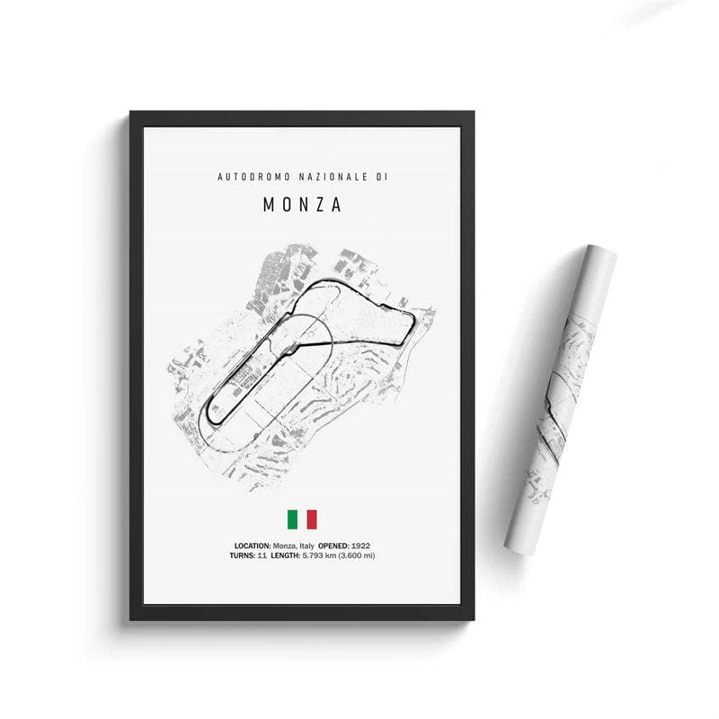 Poster Formel 1 Kalender 2026 Strecken Großer Preis von Monaco Spa Francorchamps Deko Print ohne Rahmen-8