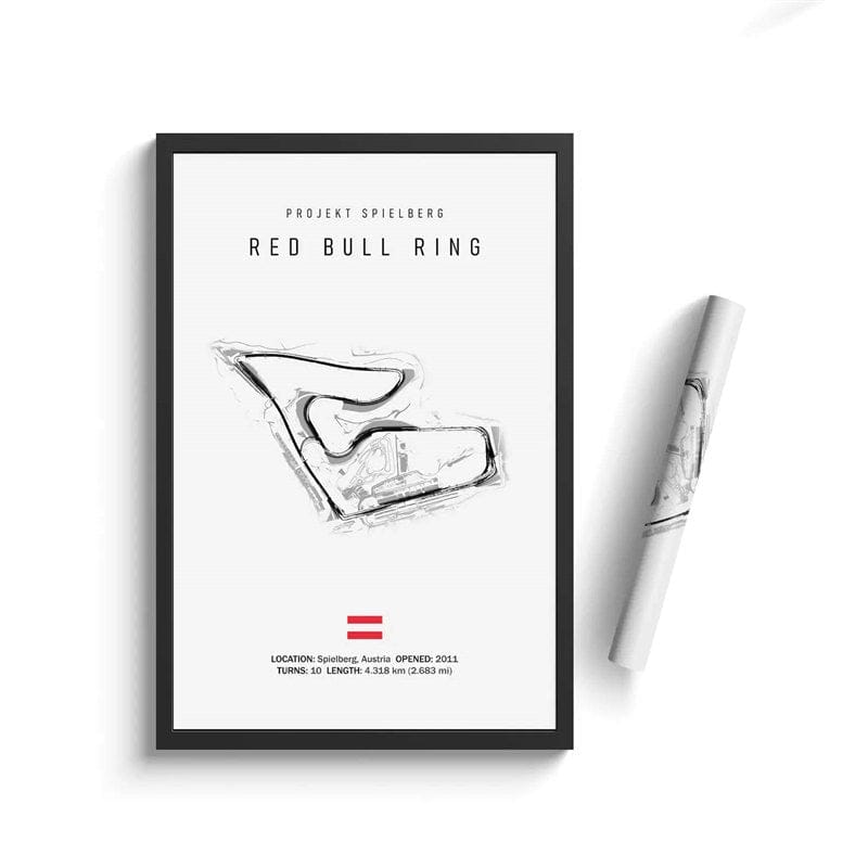 Poster Formel 1 Kalender 2026 Strecken Großer Preis von Monaco Spa Francorchamps Deko Print ohne Rahmen-1